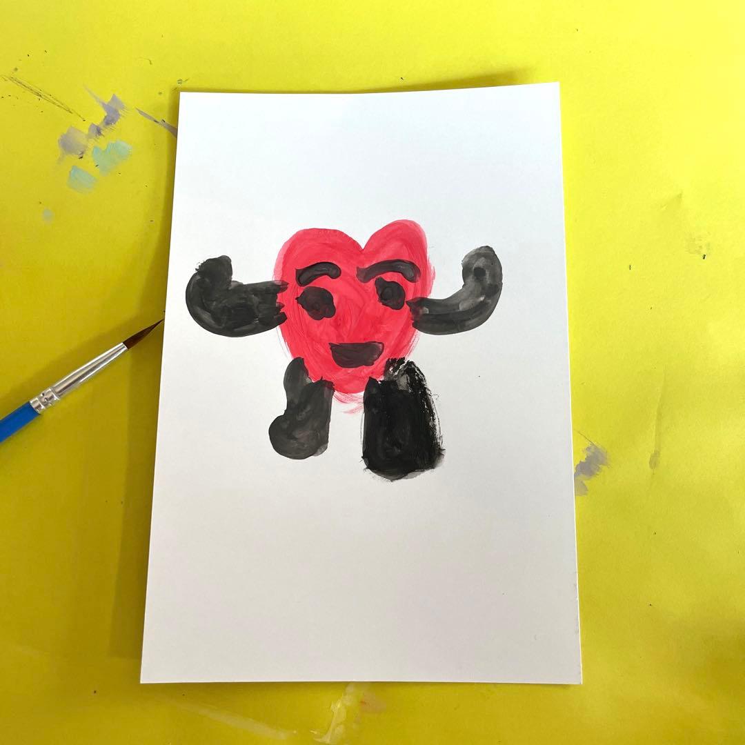 【即日発送】キッズアート ポストカード 水彩画