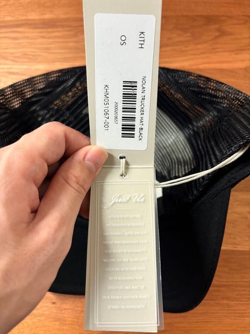 KITH トラッカーキャップ ホワイト/ブラック