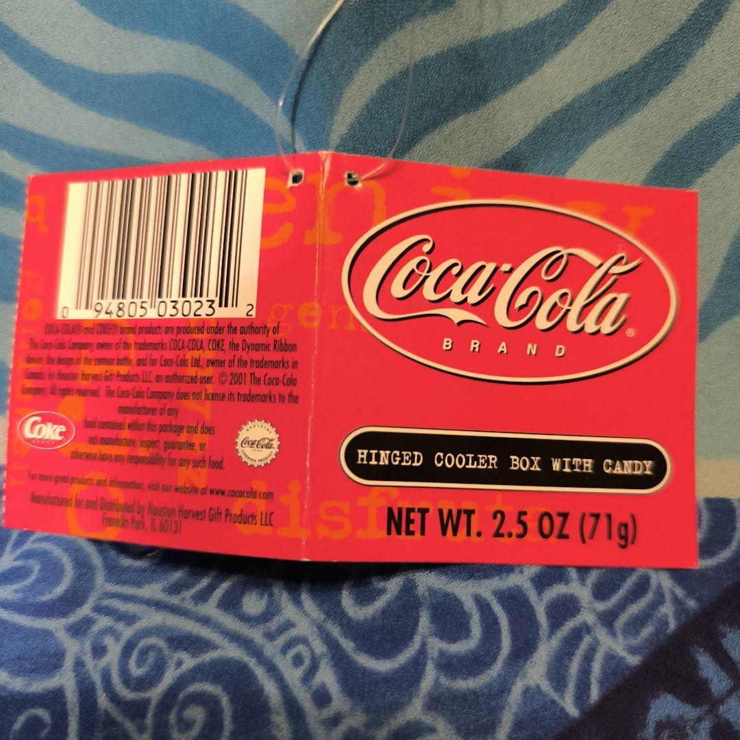 Coca-Cola クーラーボックス型陶器特大ヒンジボックス　レア