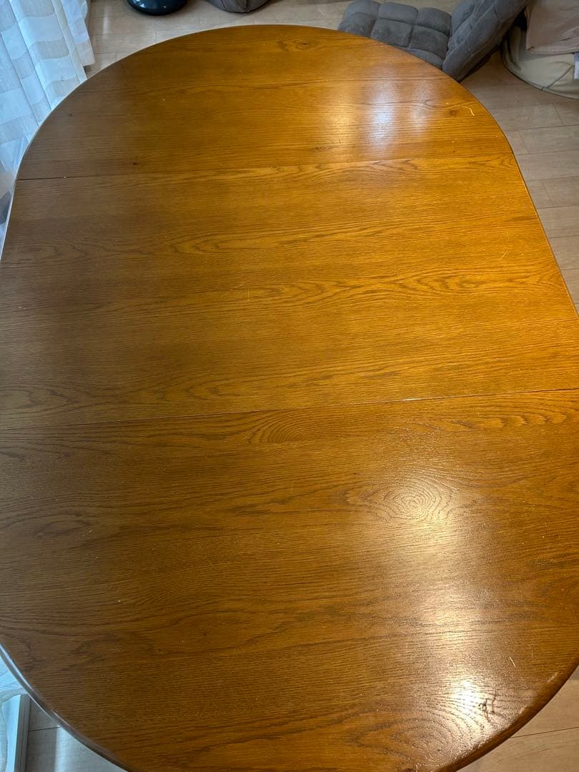 a*i様 ReCENO（リセノ）の伸長式ダイニングテーブル ブラウン