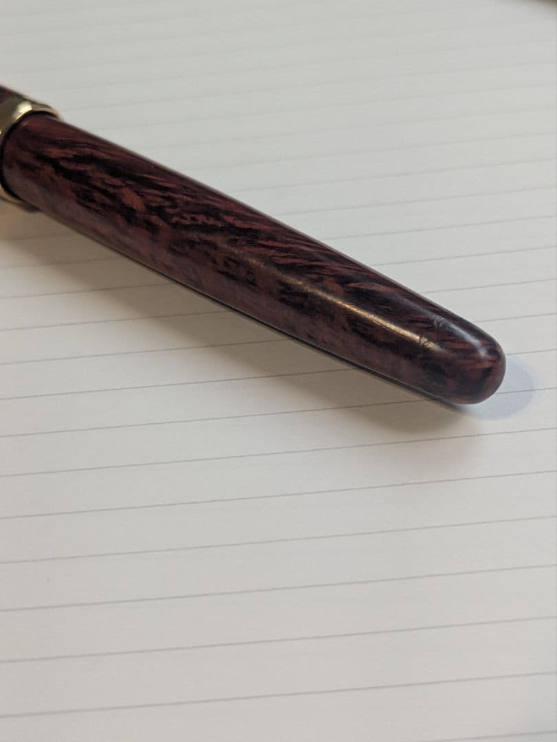 プラチナ万年筆 バランス ブライヤー 太字 14金