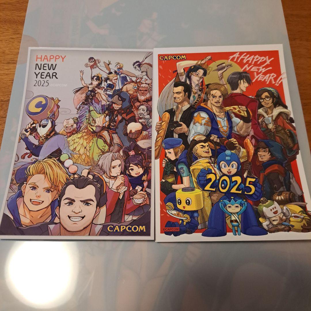 カプコン CAPCOM 非売品 謹賀新年 年賀状 ポストカード ノベルティ