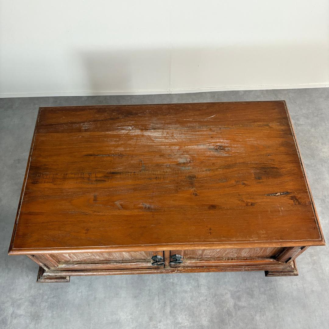 アンティーク サイドボード 希少 ミャンマーチーク材 アンティーク