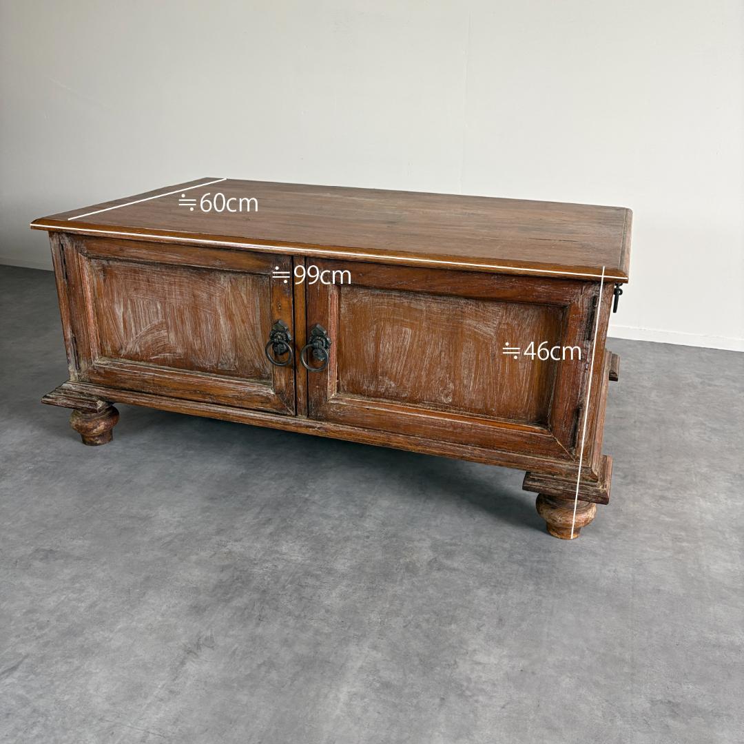 アンティーク サイドボード 希少 ミャンマーチーク材