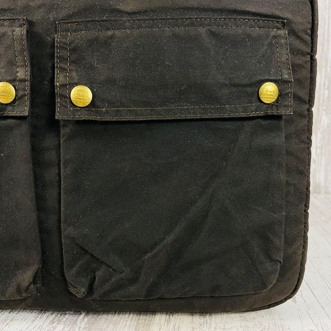 【希少】RRLダブルアールエル　ワックスドキャンバス　ブリーフケース【2way】