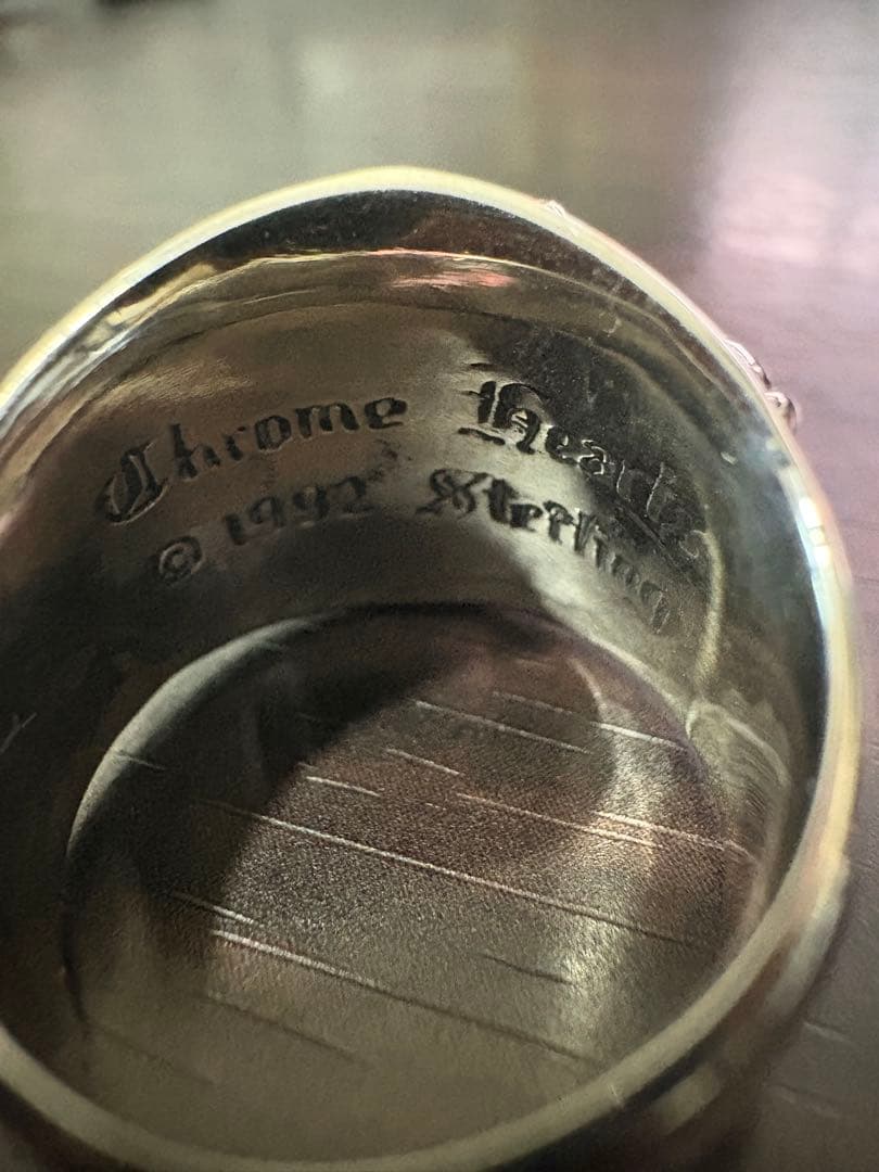 フロンティーアクロムハーツ 1992刻印 ハート フローラル リング