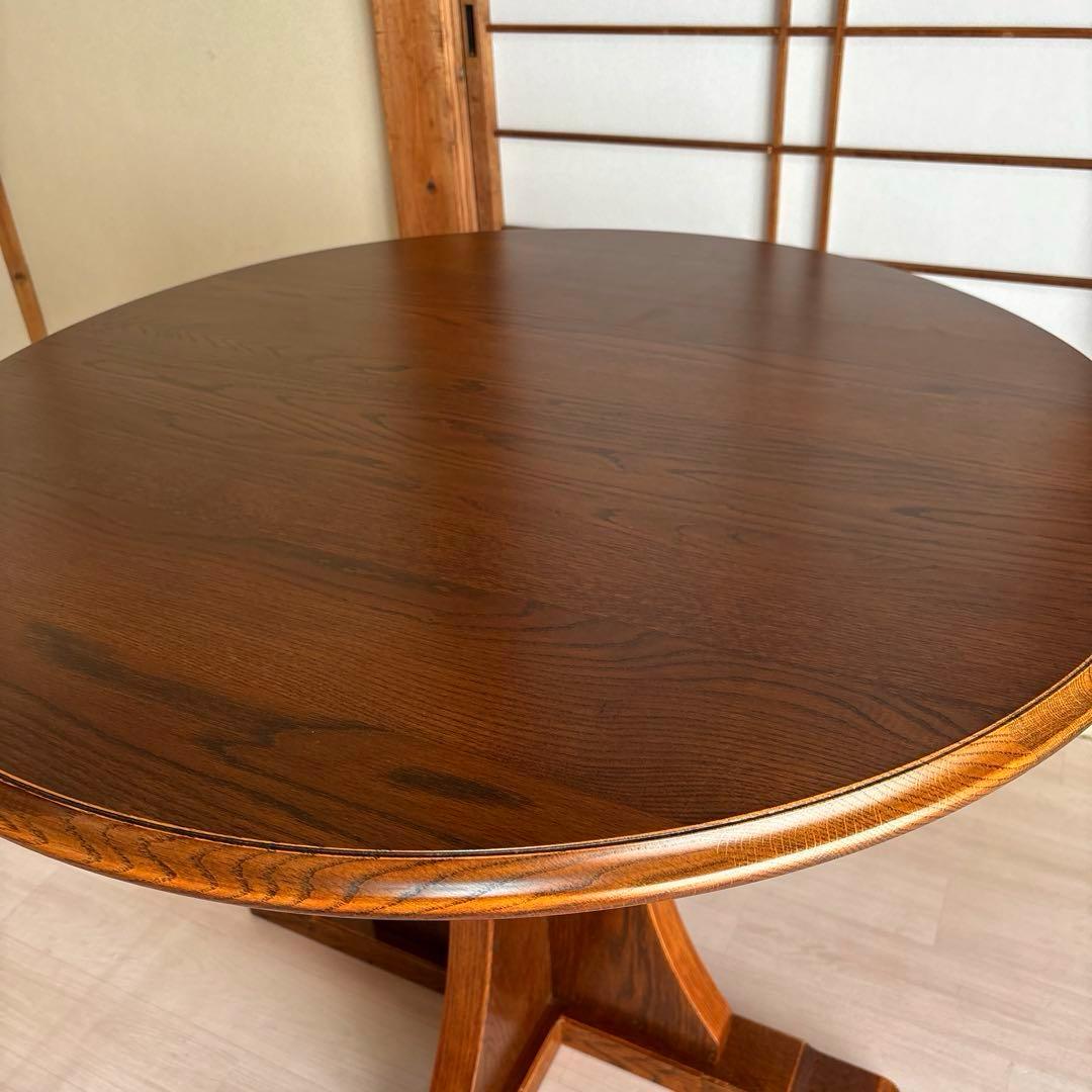 【美品】三越 ブルージュ ラウンドテーブル