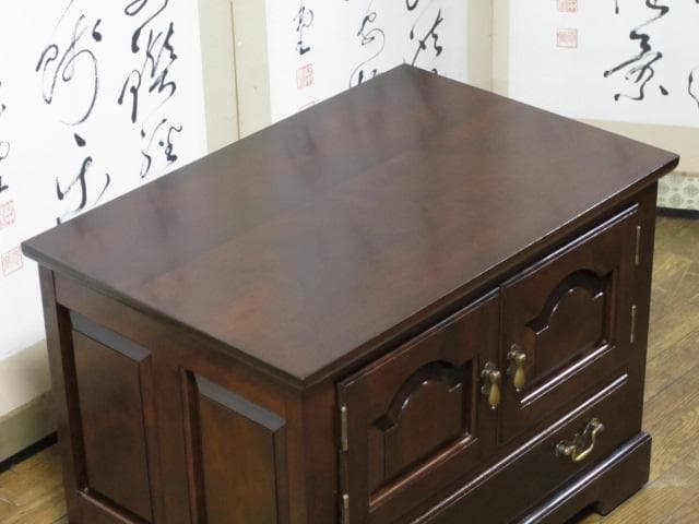 松本民芸家具 ミズメザクラ 無垢材 キャビネット/ローボード/ナイト