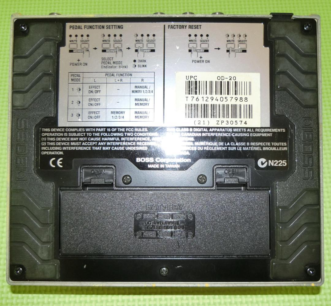 BOSS　OD-20　動作正常確認済み