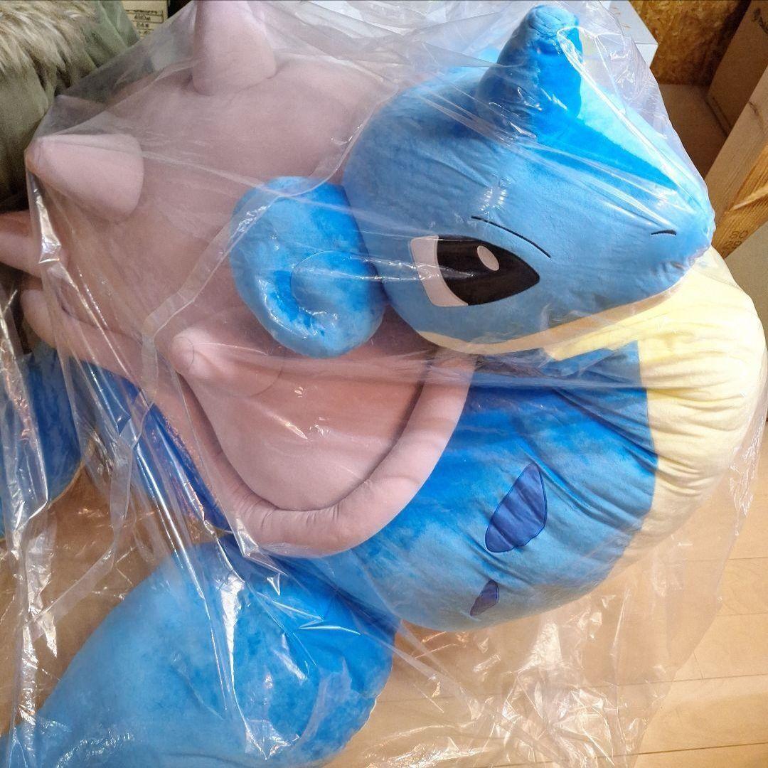 未使用に近い ポケモン 絶対にのりたいラプラス ぬいぐるみ クッション