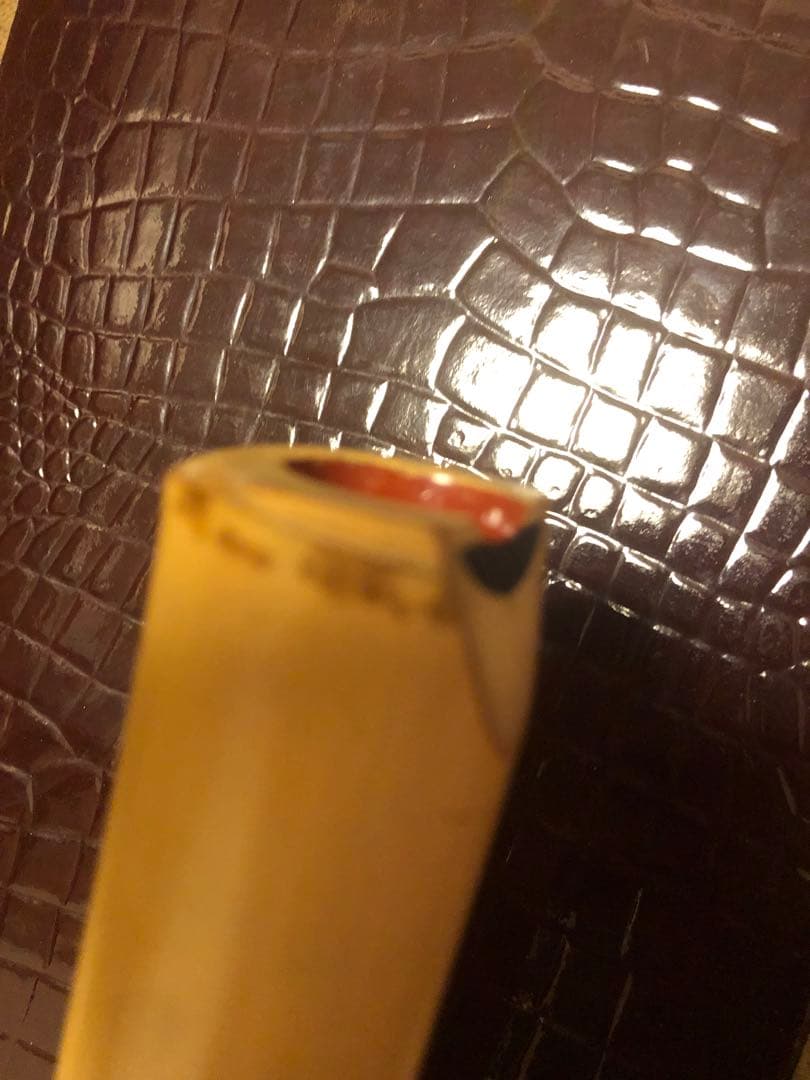 真山銘 尺八 一尺七寸 都山流 銀三線