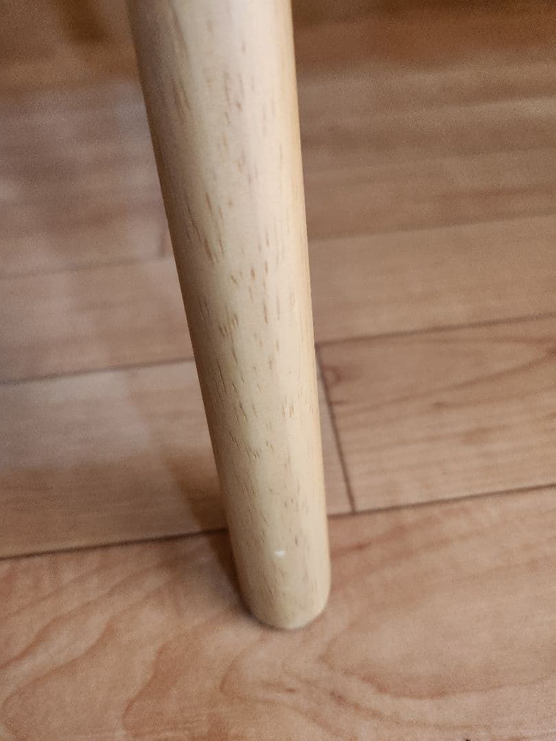 無印良品　残反をつかったスタッキングスツール　ネイビー