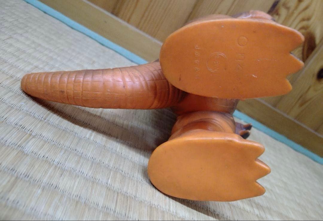 当時物マルサン ガボラ ソフビ 怪獣 ウルトラマン 角1本欠品