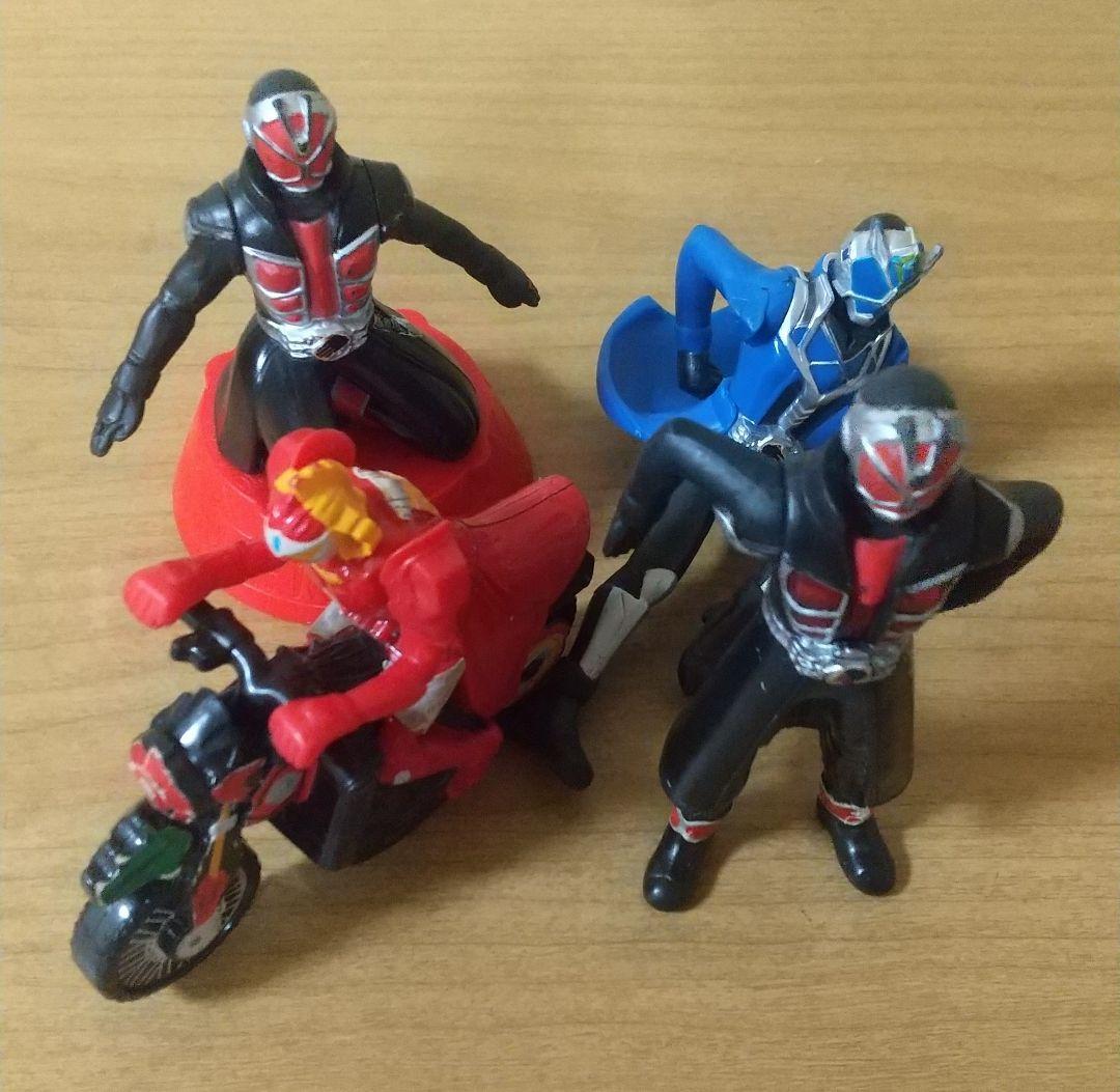 仮面ライダーウィザード フィギュア マクドナルドハッピーセット 4体