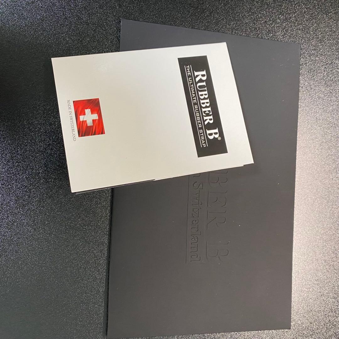 ラバーB TUDOR ブラックベイクロノ用 ラバーベルト 黒