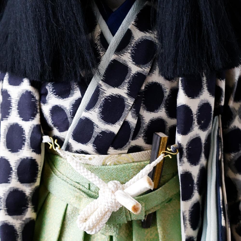 T 維文作 市松人形 曰く付き 呪いの市松人形 ホラー 着物 工芸品