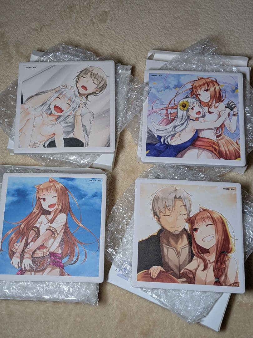 狼と香辛料　コースター　4点セット 312171600000.webp