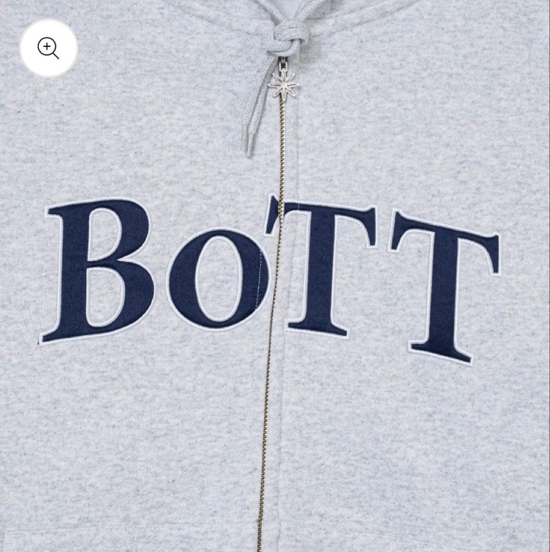 【S最安値】BoTT OG Logo Zip Hoodie グレー ash S