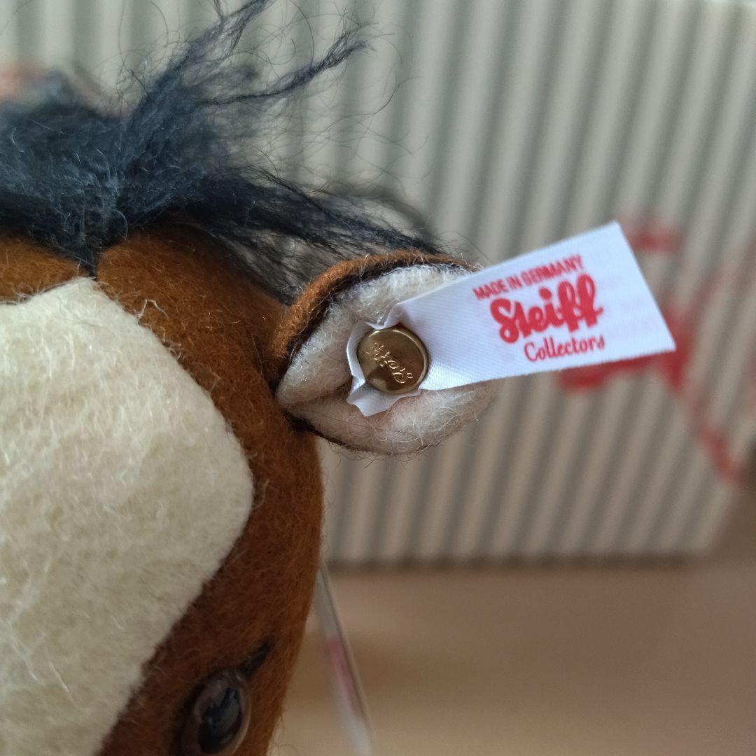 新品・ギフトBOX付】シュタイフ 木馬のぬいぐるみ お孫さんへの贈り物に