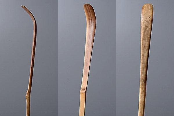 u324 茶道具 立花大亀花押茶杓『銘 常磐』