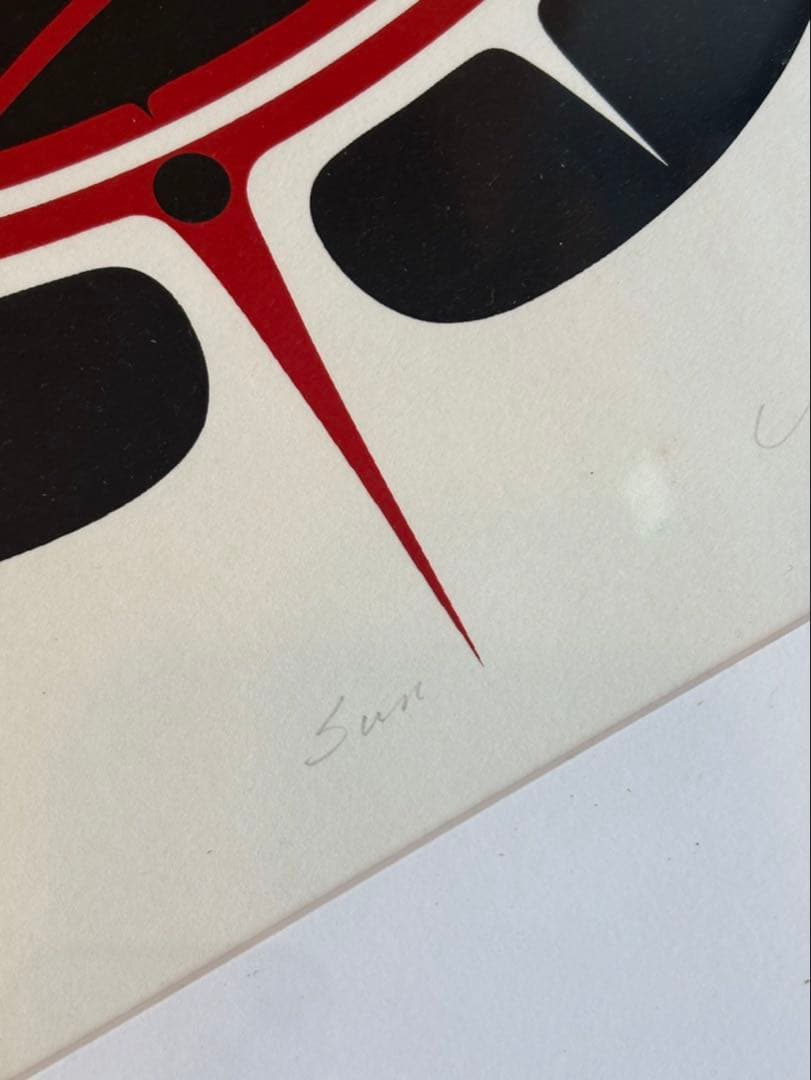 希少！ yukie adams シルクスクリーン SUN A/P 1993