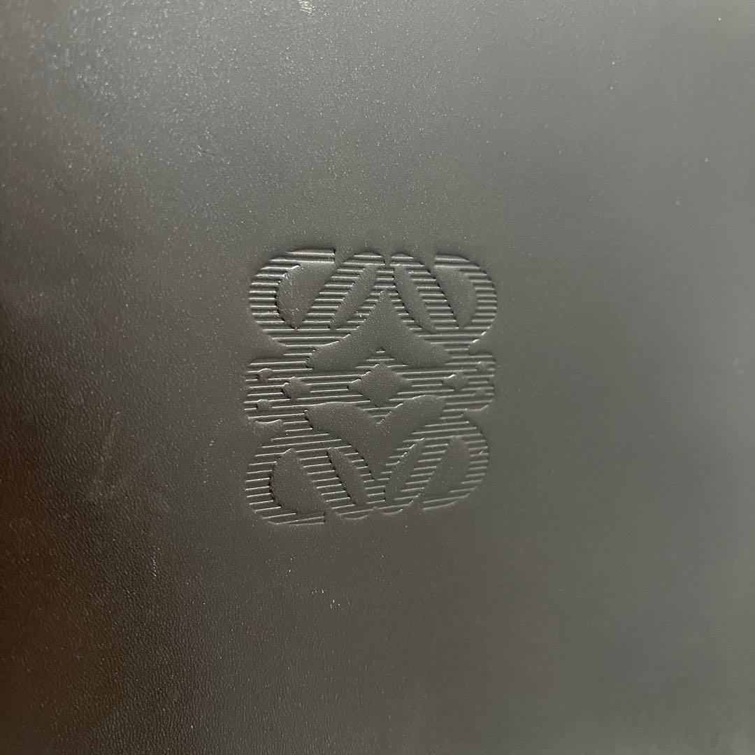 ロエベ アタッシュケース ビジネスバッグ アナグラム レザー ブラウン