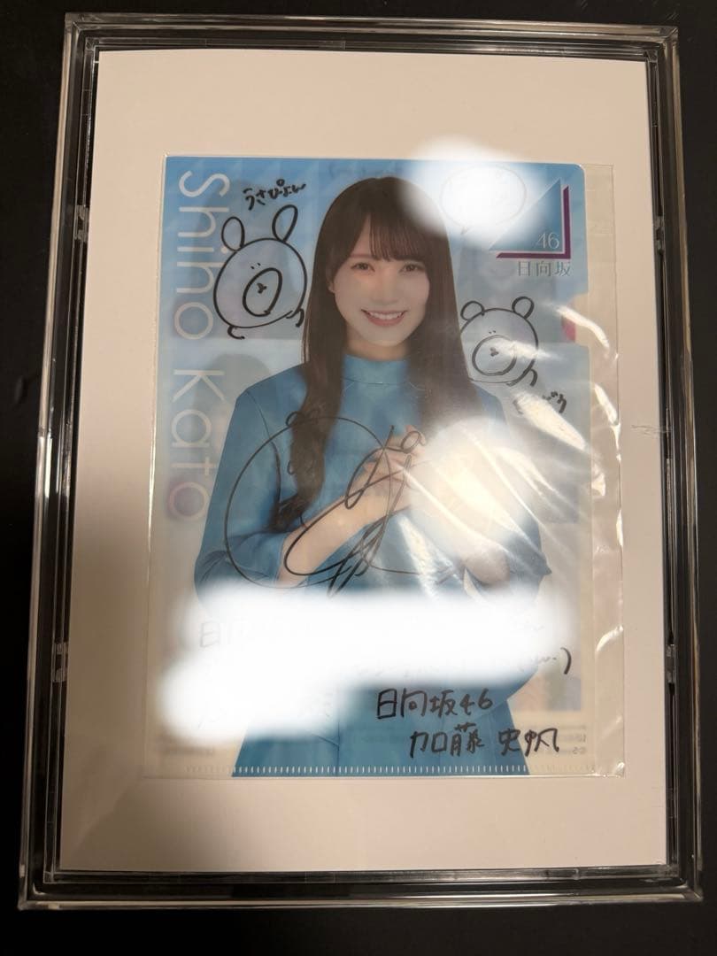 日向坂46 直筆サイン入り　クリアファイル