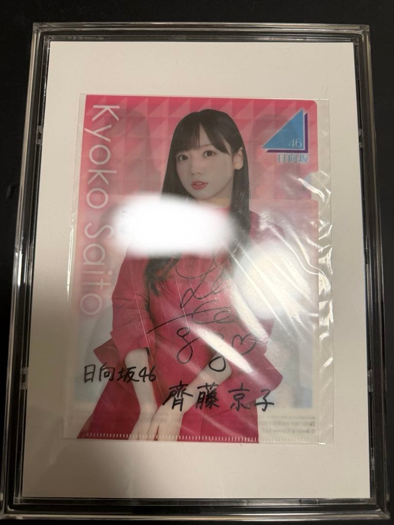 日向坂46 直筆サイン入り　クリアファイル