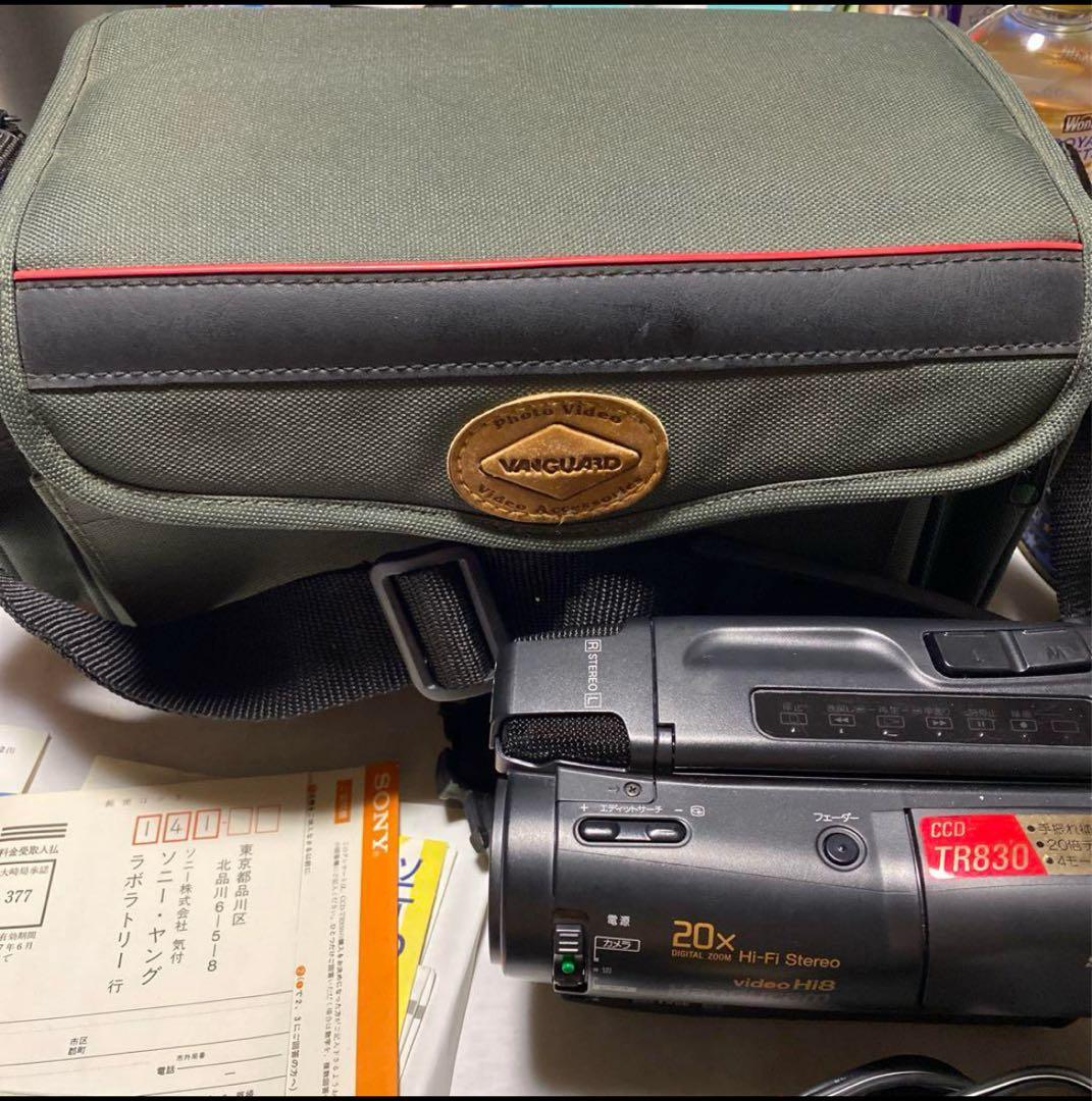 SONY Handycam Hi8 ビデオカメラ本体 CCD-TR830 8ミリ