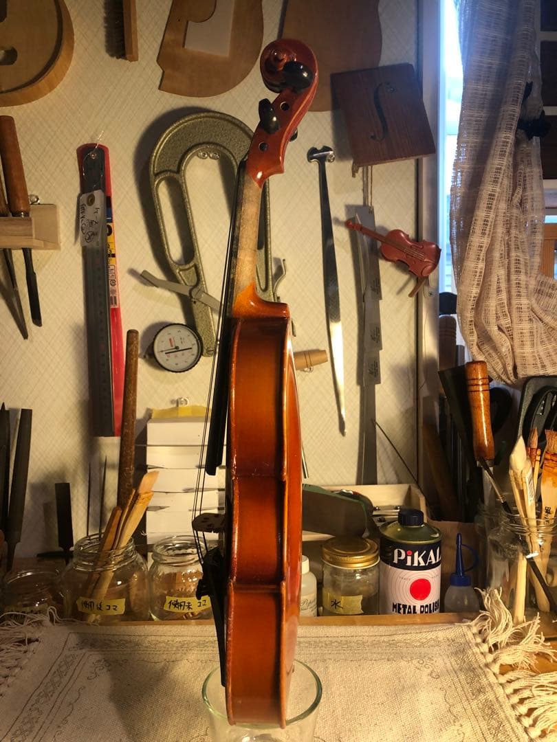 【駒&魂柱調整済】Suzuki分数バイオリンNo200 1/10 1981