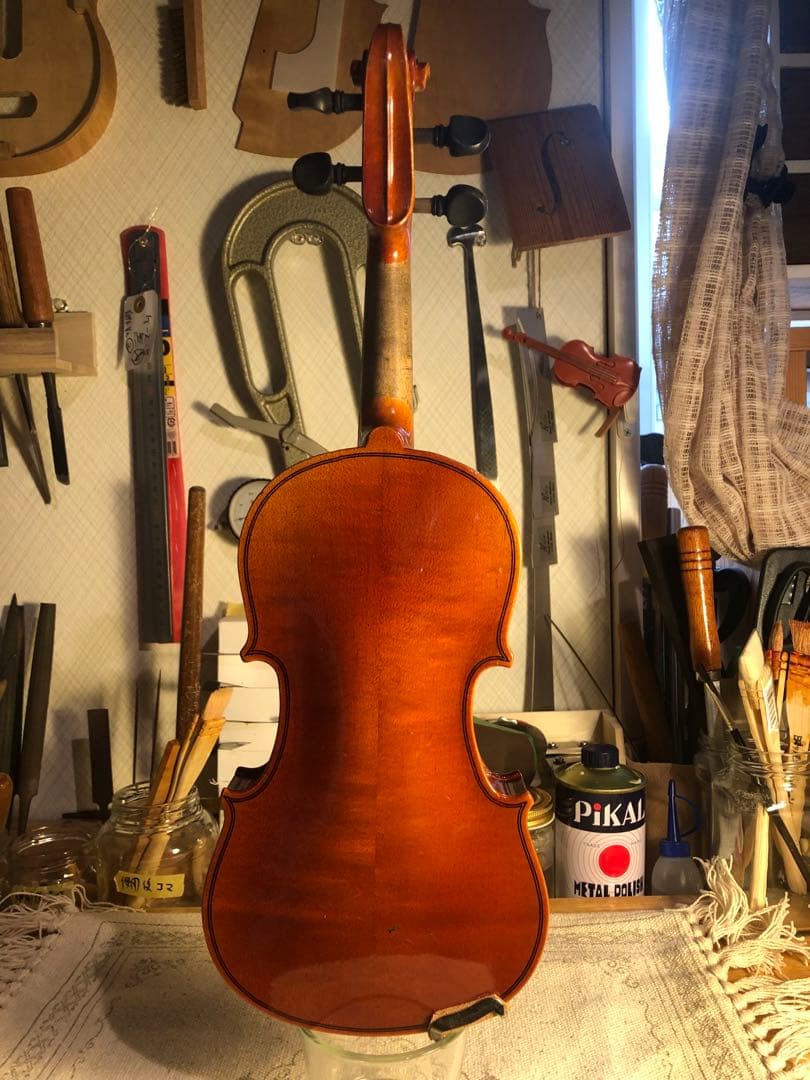 【駒&魂柱調整済】Suzuki分数バイオリンNo200 1/10 1981