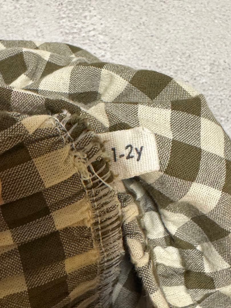 organic zoo ギンガムパンツ3-4y organic zoo セットアップ ギンガム