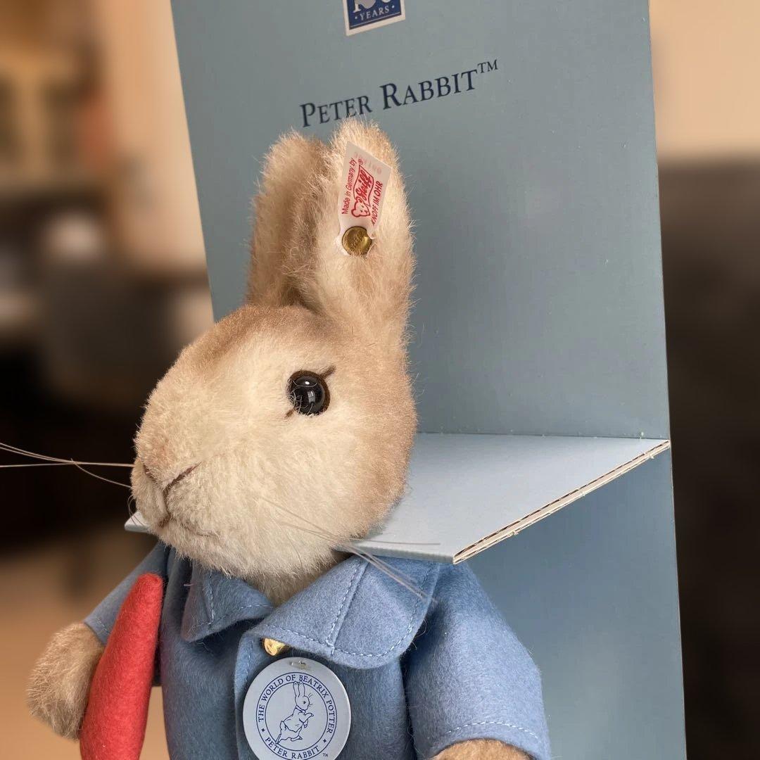 新品　シュタイフ/Steiff 2002年限定★「ピーターラビット生誕100周年