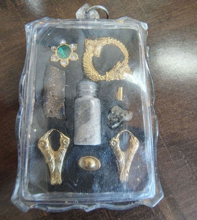 MADAME】タイのお守りプラクルアン！金運&開運アップ！クールな骸骨！