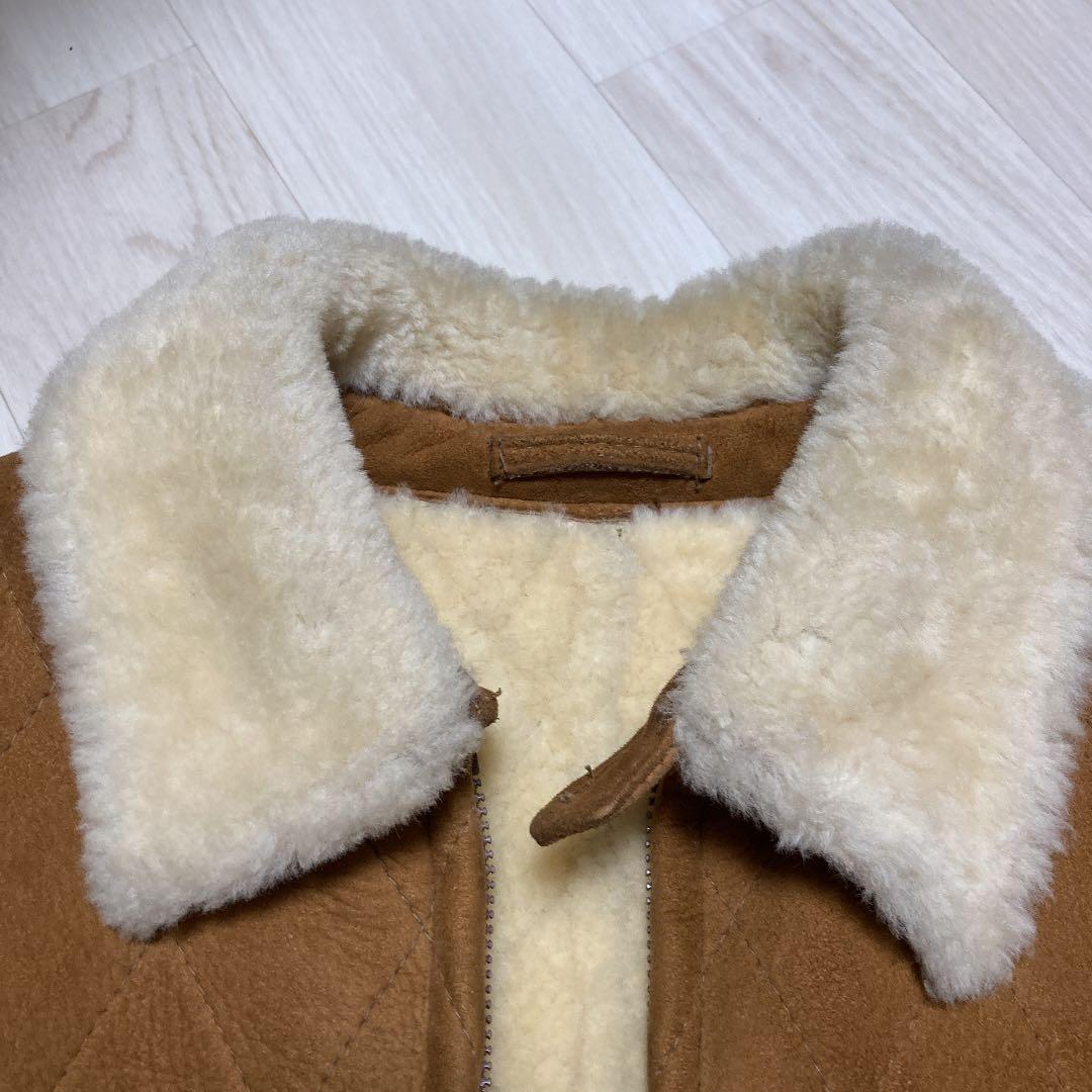 ウサ吉様専用】 メンズ ジャケット 皮 スウェード ボア M ビンテージ