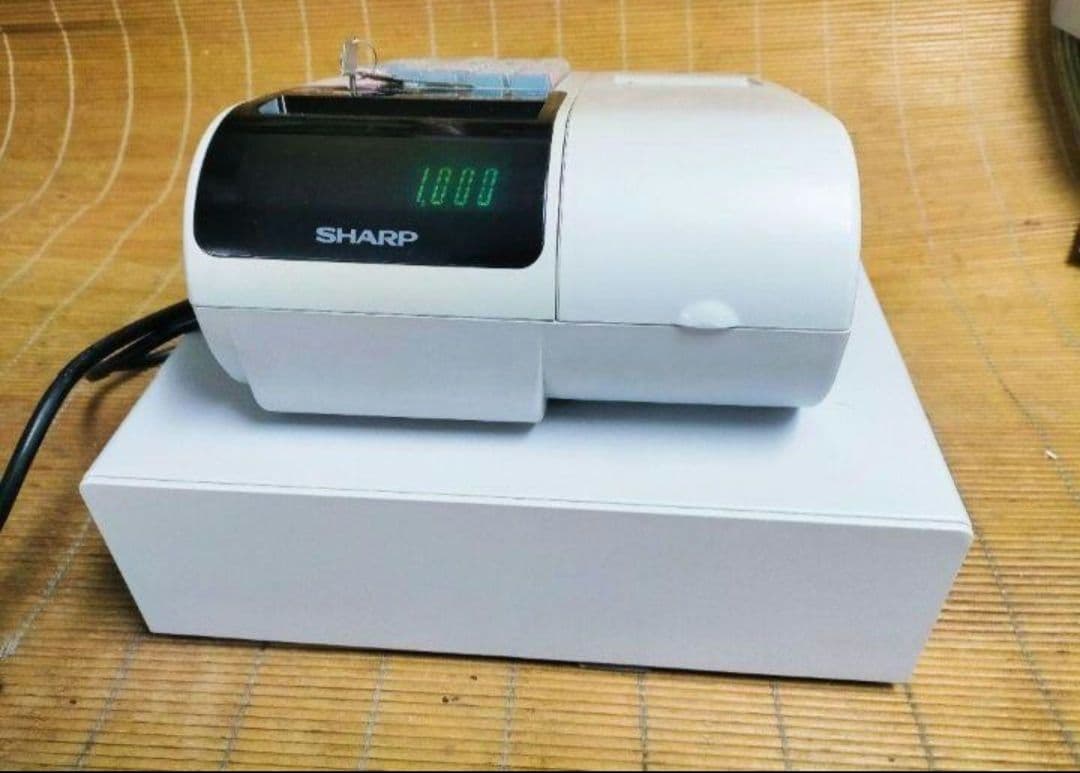 シャープレジスター XE-A20 ◇シャープ 電子レジスタ グレー XE-A20-H