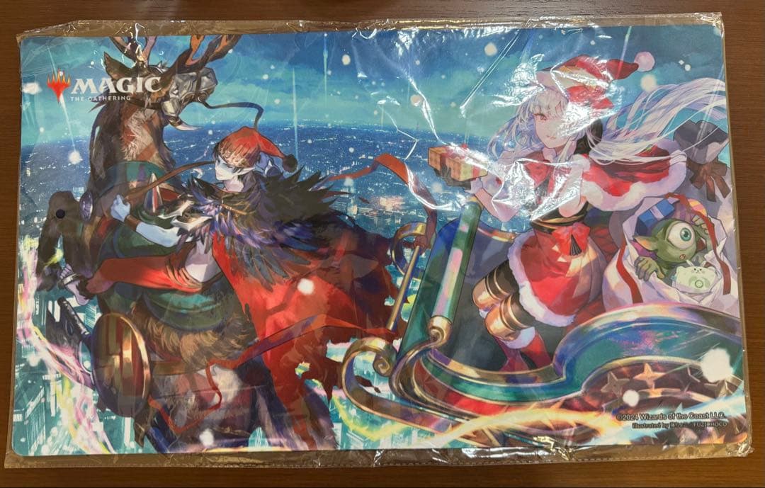 放浪皇のクリスマスキャンペーン 新品プレイマット未開封 MTG