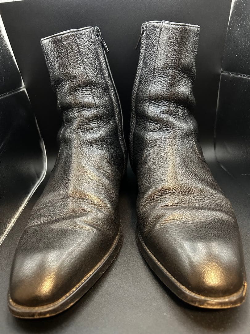 【のん】《美品》サンローラン パリ サイドジップ ブーツ ブラック 41