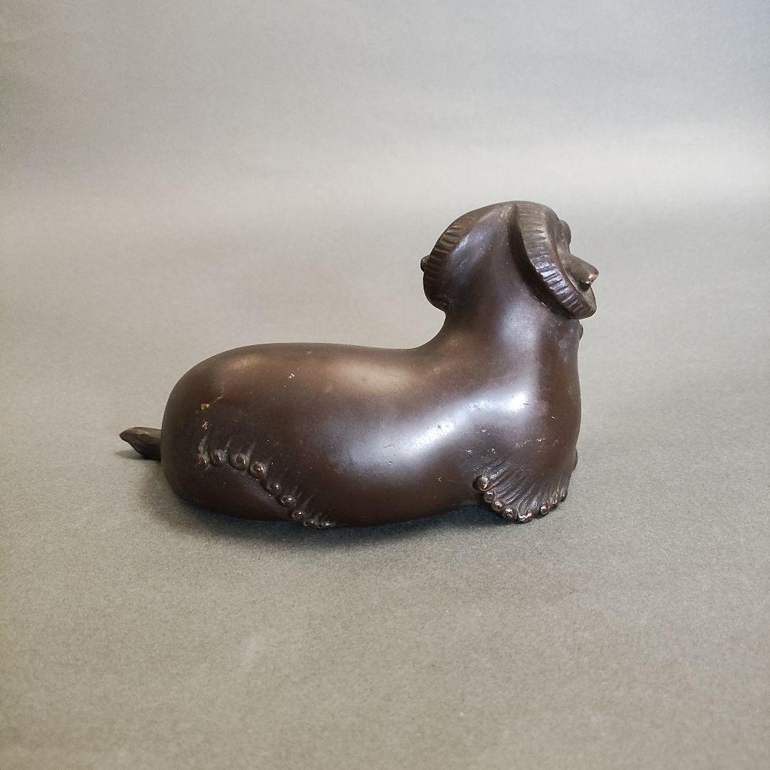 香取正彦 羊置物 銅置物 オブジェ ブロンズ - メルカリ