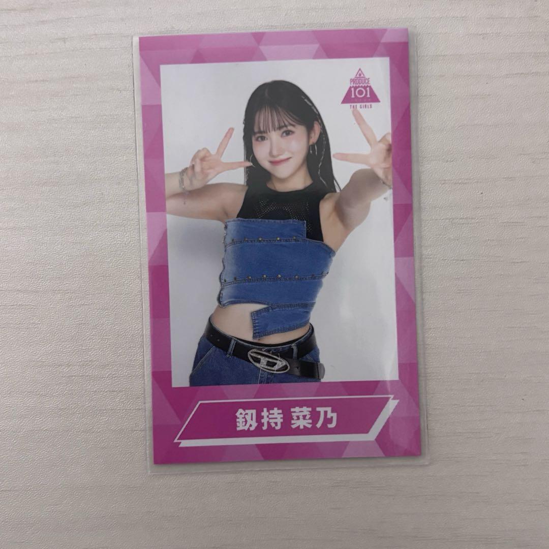 日プ女子 アルバム A賞 ソロサイン入りチェキ 釼持菜乃