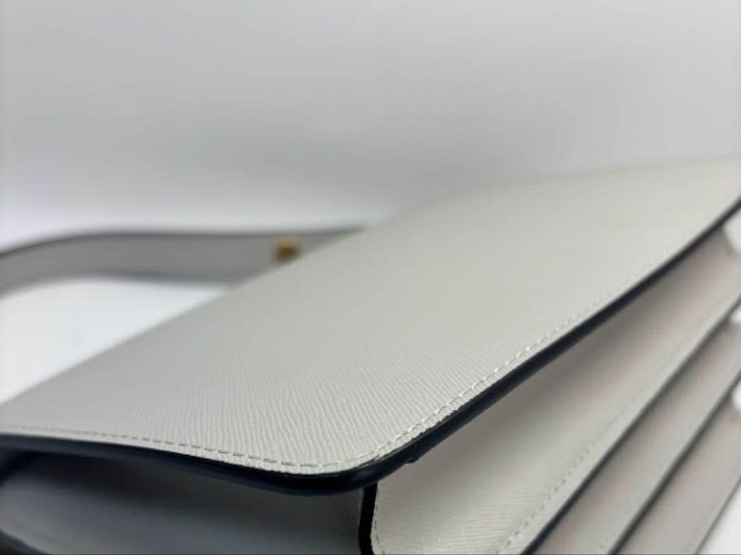 MARNI マルニ トランク レザー ショルダーバッグ 2way グレー