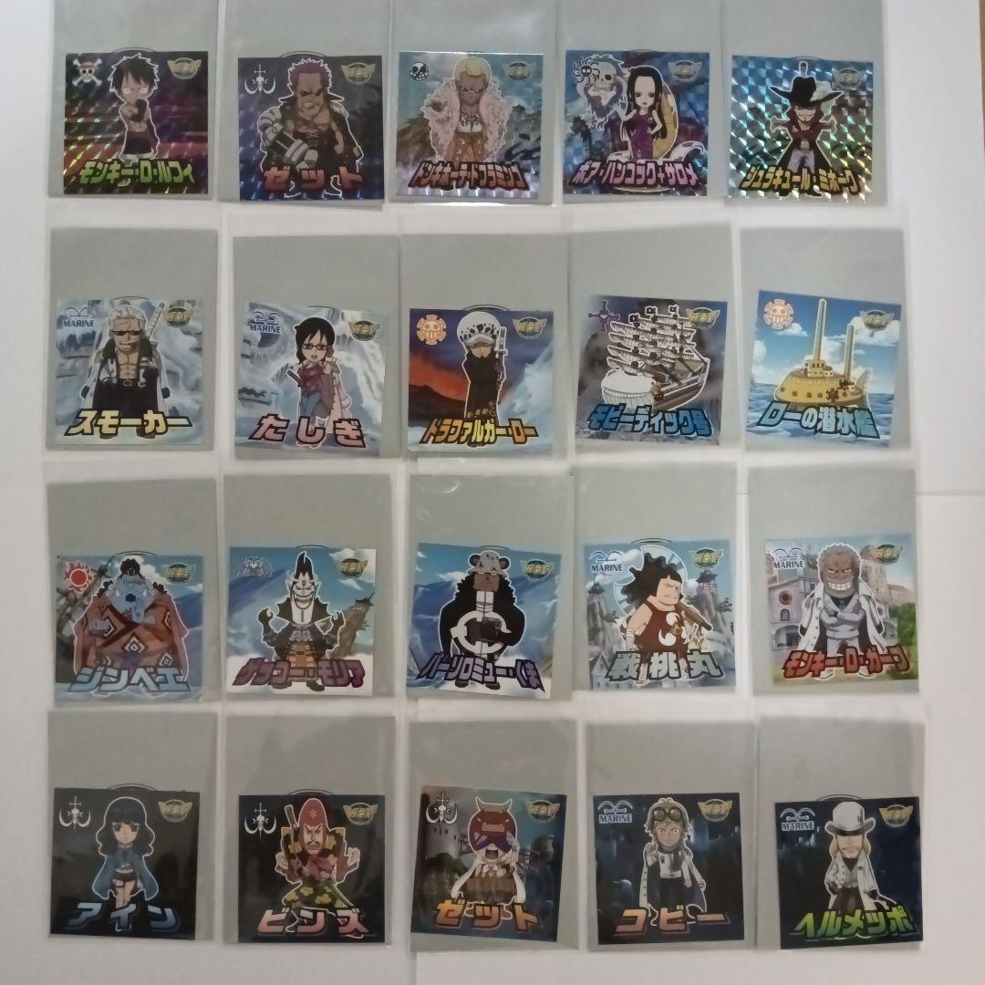 ワンピース コレクタブルフィギュア ステッカー/シール 全100種