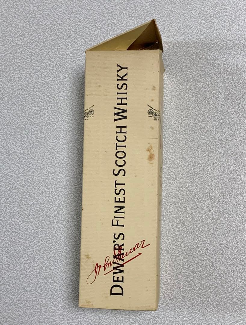 ☆未開栓 デュワーズ ホワイトラベル ウイスキー 旧ボトル 黒紋章 白