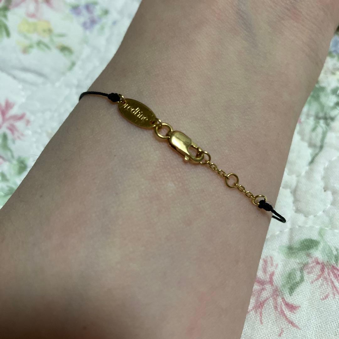 レッドライン K18YGダブルハートブレスレット - メルカリ