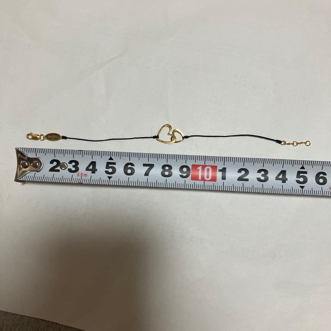 レッドライン K18YGダブルハートブレスレット - メルカリ