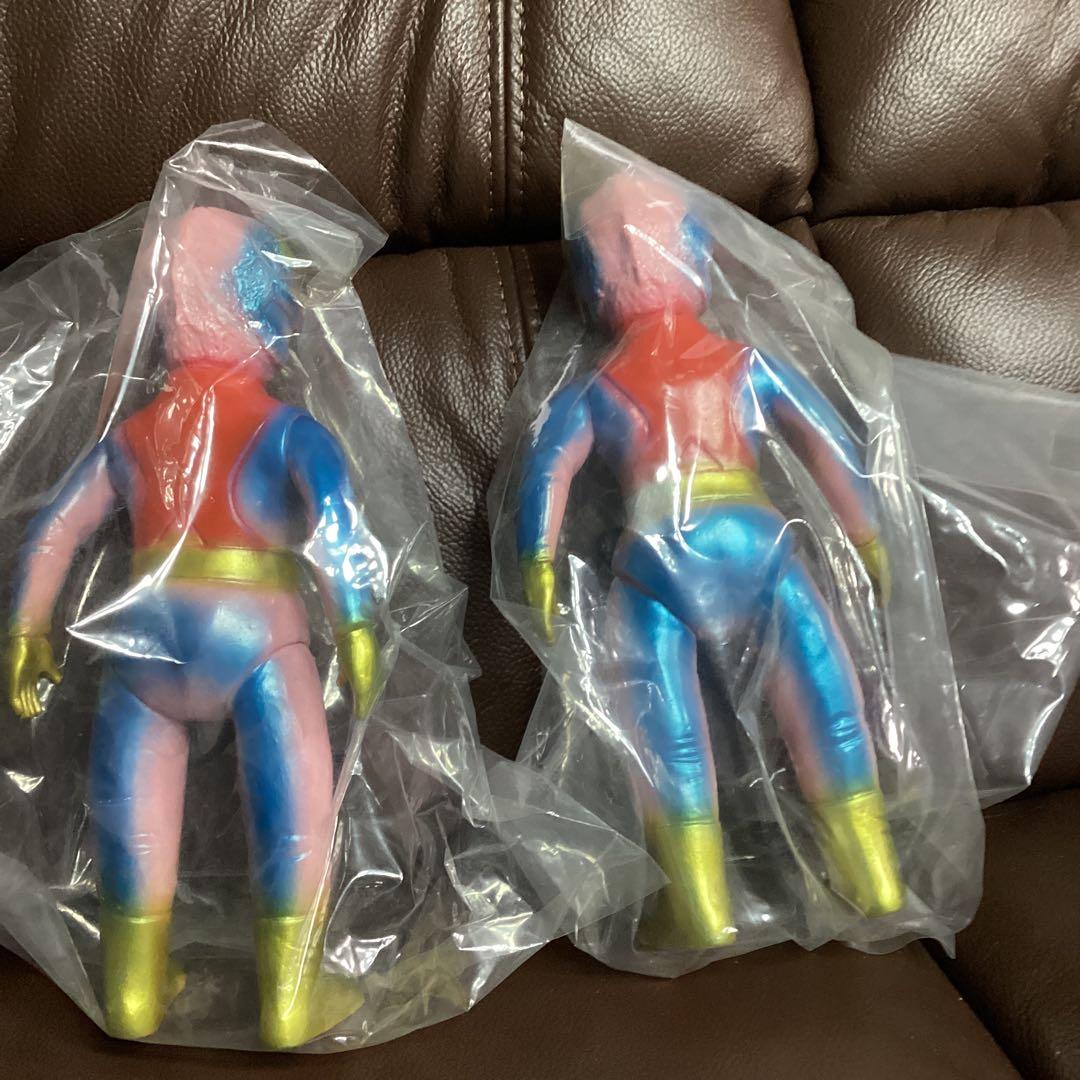 ベアモデルピット星人ピンク成形色メーカー塗装2体セット