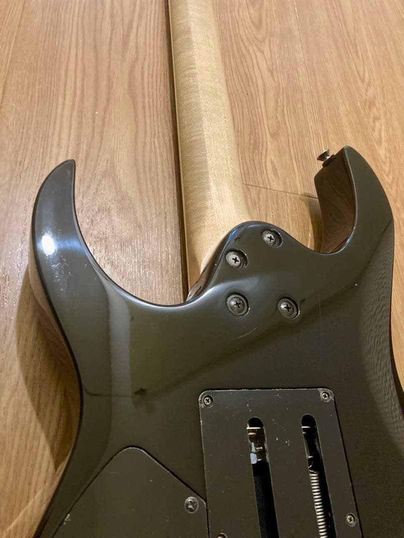 Prologue ワーロックタイプ エレキギター ケース付 BK 変形ボディ