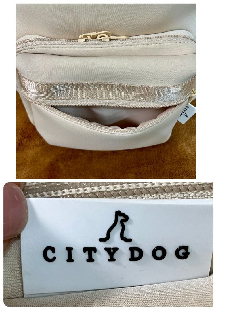 CITYDOG ネオプレーンバックパックキャリー Sサイズ オフホワイト