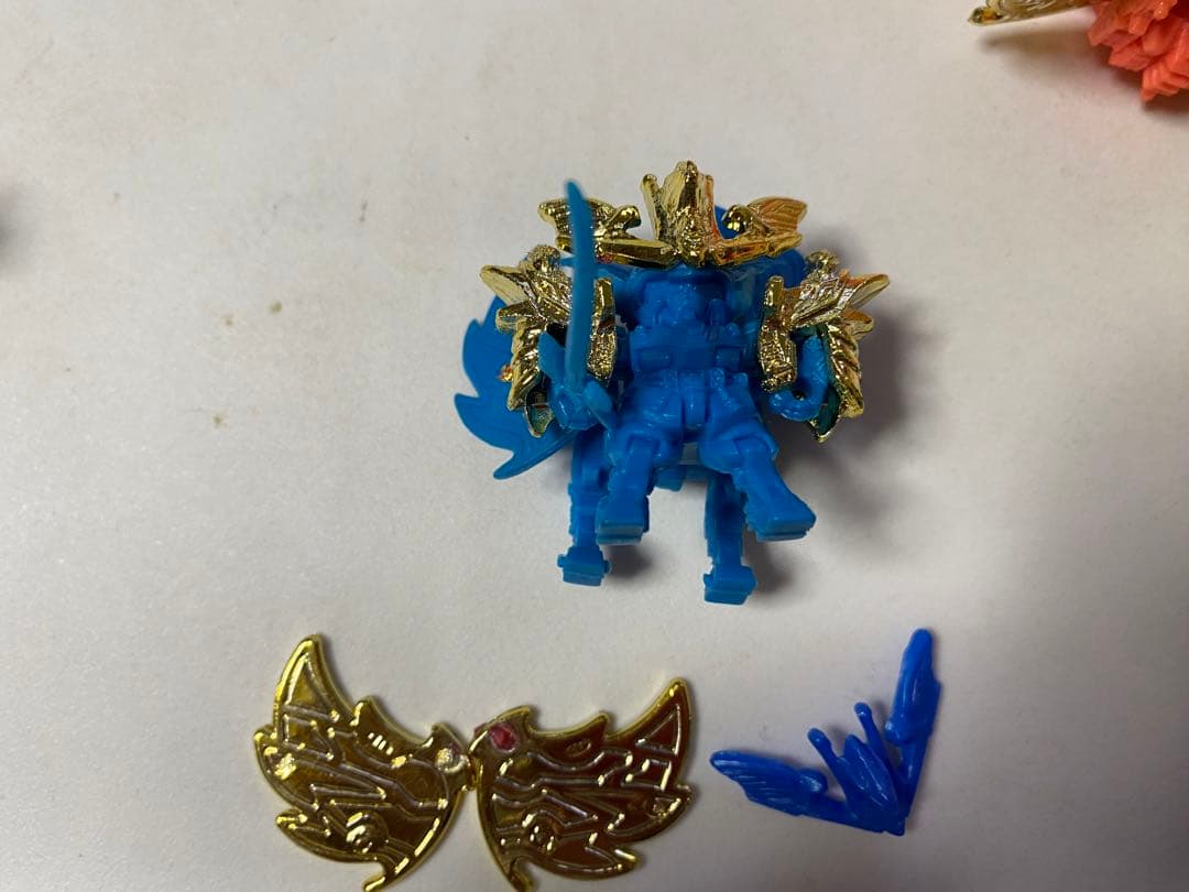 ガン消し 新世大将軍(神馬凰形態) レア金メッキパーツ SDガンダムR 005