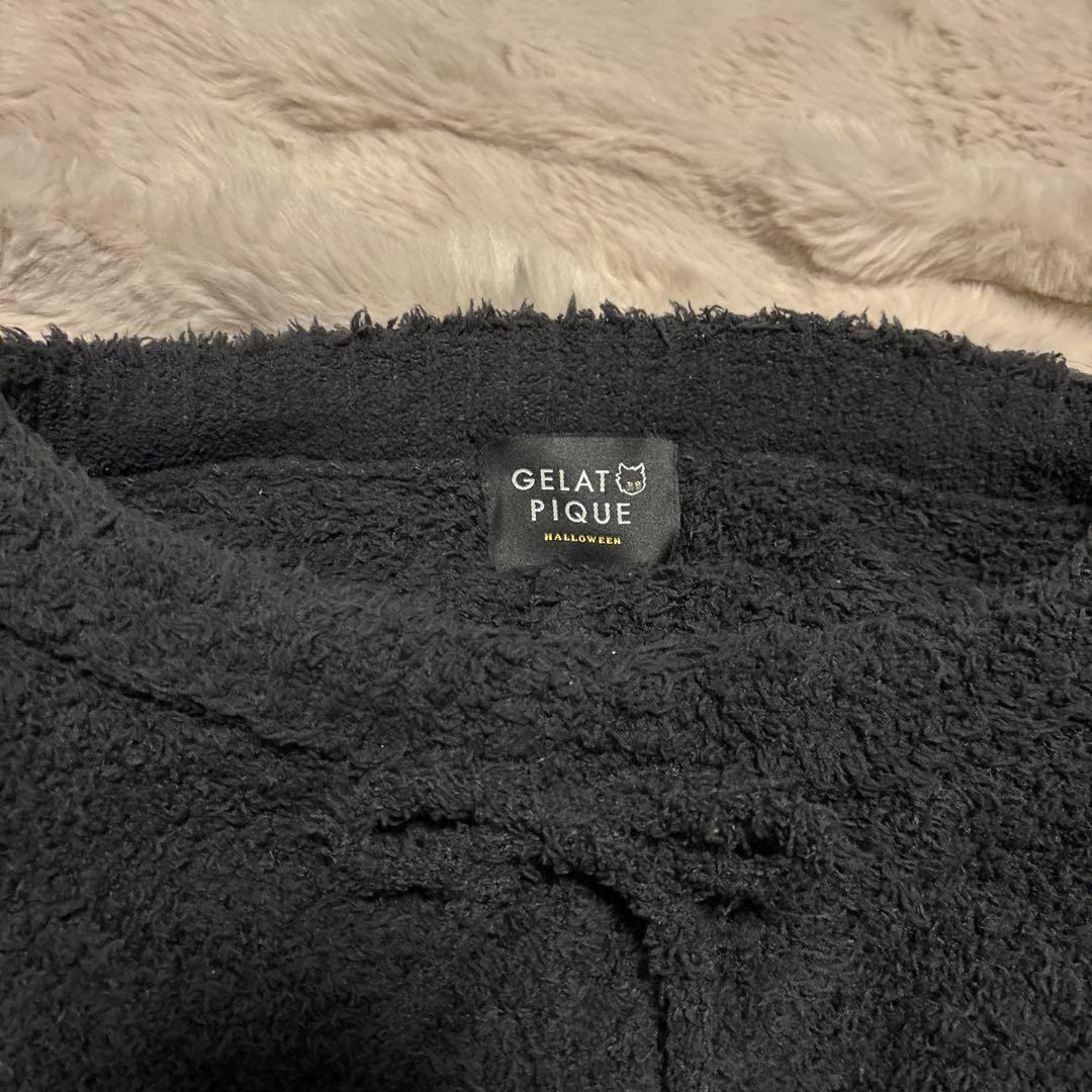 道重さゆみさん着⭐︎ジェラートピケハロウィン限定　黒猫ルームウェア上下セット